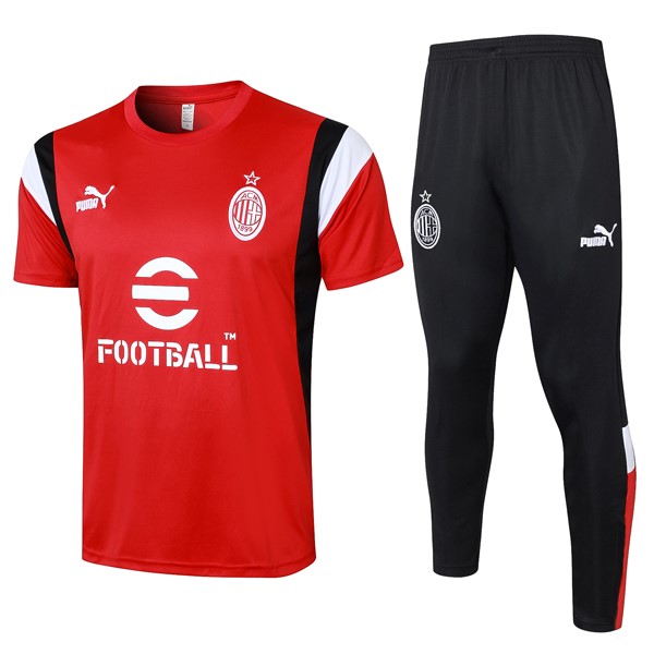 Thailand Trikot AC Milan Conjunto Completo 2024 Rote